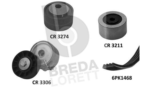 BREDA LORETT Soonrihmakomplekt KCA0016